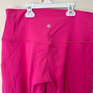 Sonic pink lululemon legging 25’